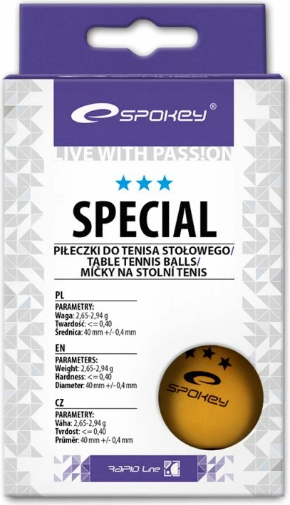 Topa ping pong Spokey, portokalli