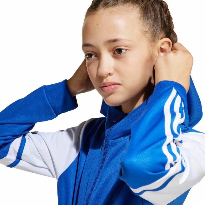 Duks për fëmijë adidas, të bardhë dhe blu [Madhësia: 152 cm]