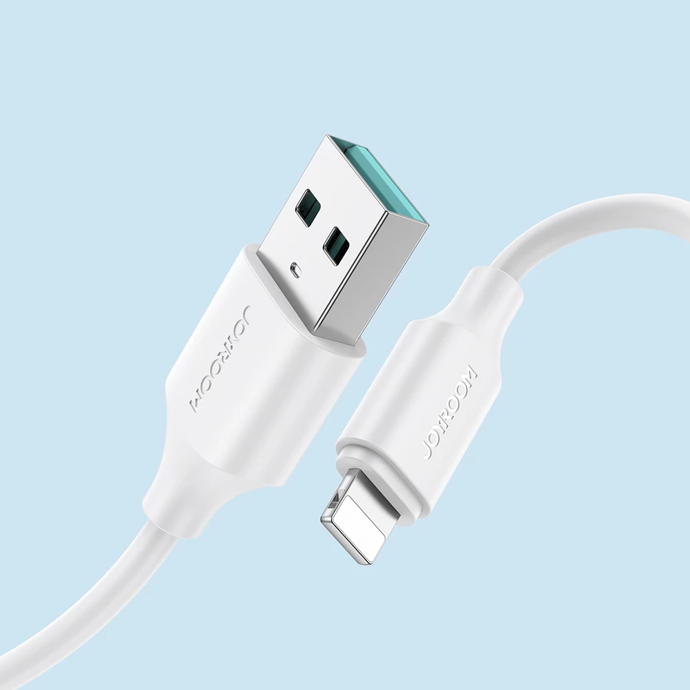 Kabllo USB-A në Lightning Joyroom Long-Lasting Series A9 S-UL012A9 1m 2.4A 20W 480Mbps e bardhë