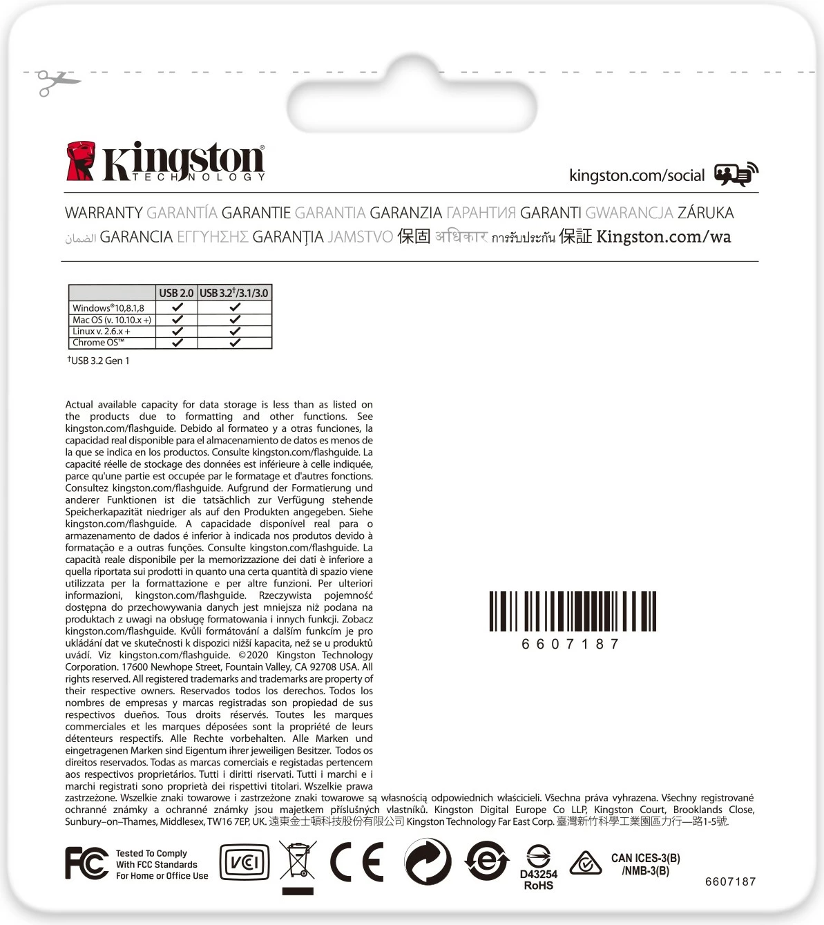 USB 3.2 Flash Drive Kingston DataTraveler Exodia, 128 GB, USB Type-A, Black, Yellow