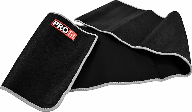 Rrip i gjerë neopreni për stërvitje Yakimasport, 125x30x0,3cm, i zi