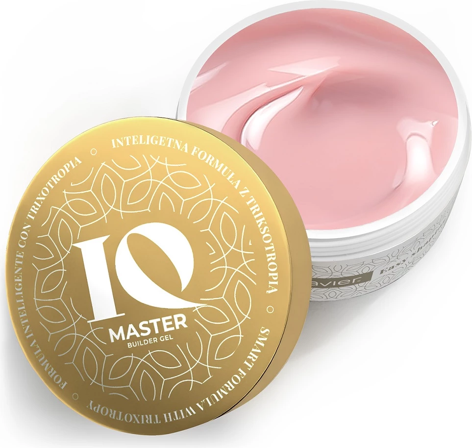 Xhel ndërtues për thonj Clavier IQ Master për femra Natural 50g