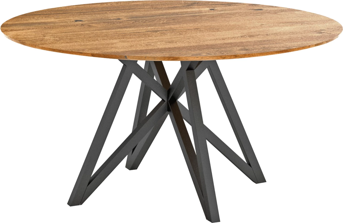 Bazë tavoline metalike, ngjyrë e zezë, TS908, për sipërfaqe Φ160