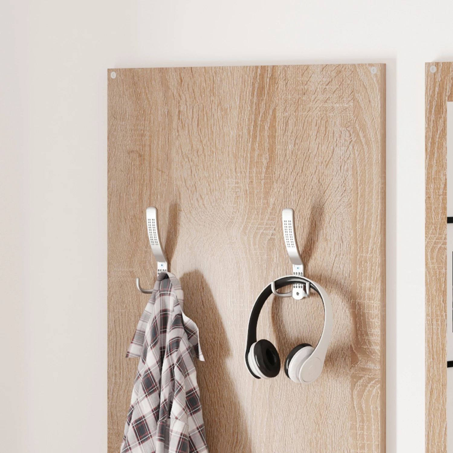 Set hyrjeje me pasqyrë VERN FH2476.04 melaminë në ngjyrë sonama-bardhë 80x27x175Hcm