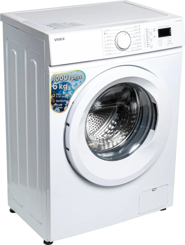 Makinë larëse VIVAX HOM WFL-100616CDS, 6KG, e bardhë
