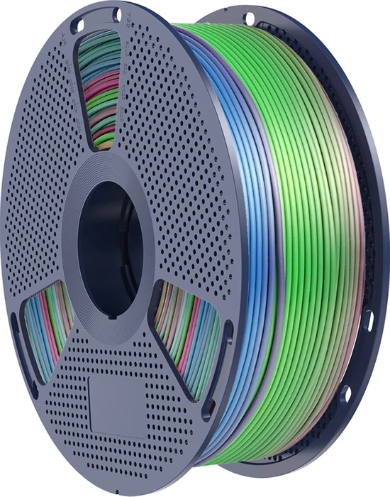 Filament për printim 3D Sunlu PLA+ Silk R 06, 1.75 mm, 1 kg, Rainbow