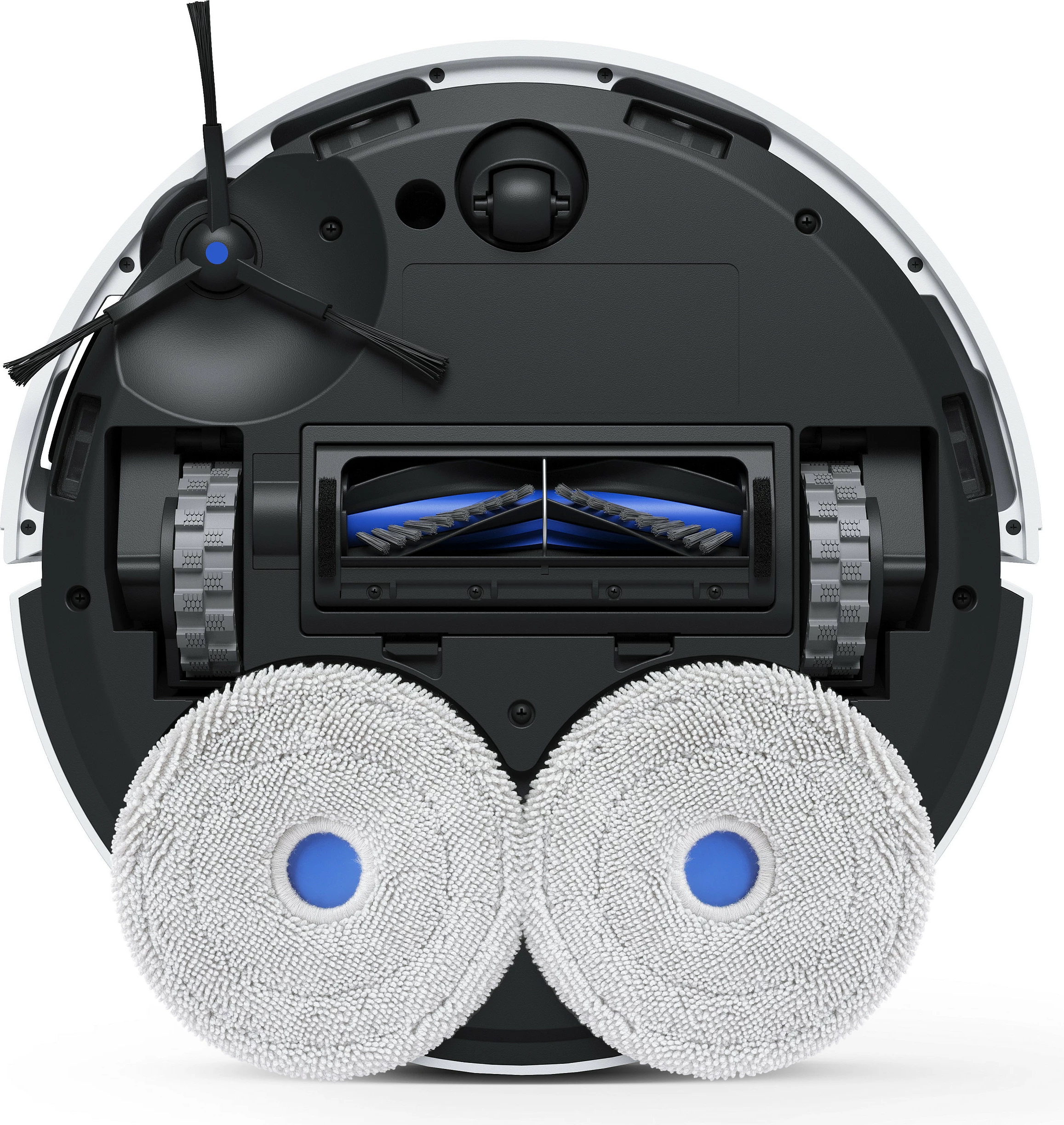 Robot fshesë ECOVACS DEEBOT MINI, LiDAR, mopim, stacion OMNI auto-empty, 3200mAh, Blu/Bardhë