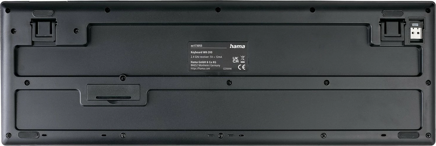 Tastierë Hama WK-200, wireless, e zezë