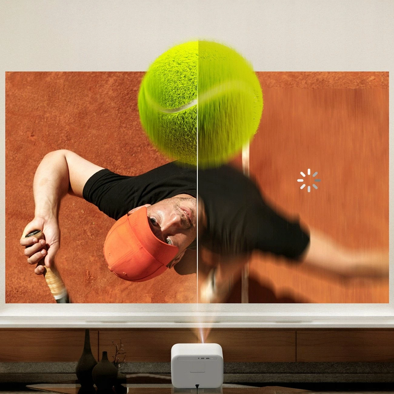 Projektor Yaber L2s Full HD 1080p 700 ANSI, WiFi 6, Bluetooth, JBL 16W, i bardhë