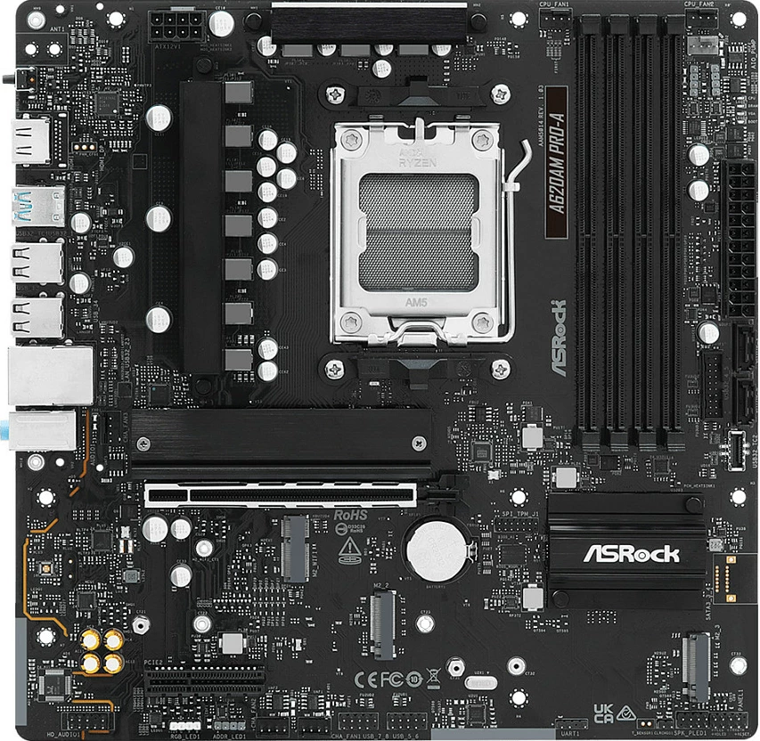 Pllakë amë ASRock A620AM Pro-A, AM5, mATX, DDR5, HDMI/DP