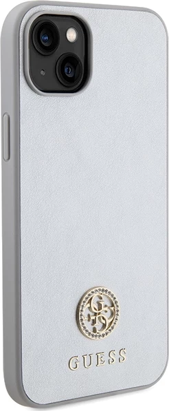 Mbështjellës Guess GUHCP15MPS4DGPS për iPhone 15 Plus 6.7", argjendtë