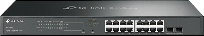 Switch TP-Link Omada 18-Port Gigabit, Managed, PoE+, Rack mounting