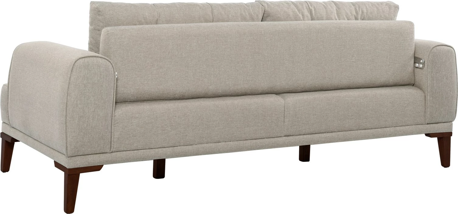 Divan treshe Atelier del Sofa, Vina 3, krem, dru arre