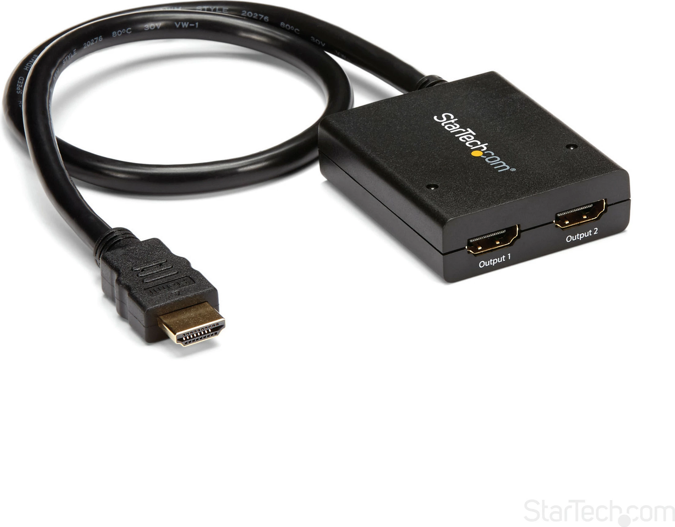 HDMI splitter StarTech ST122HD4KU, 1x2, 4K 30Hz, USB/adapter, i zi