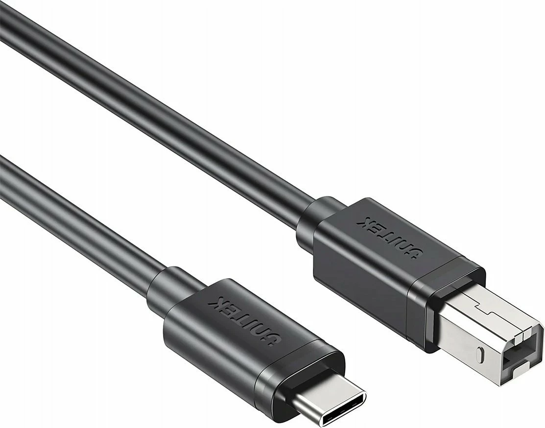 Kabllo Unitek C14140ABK03-1M USB-C në USB-B, 1 m, USB 2.0, e zezë