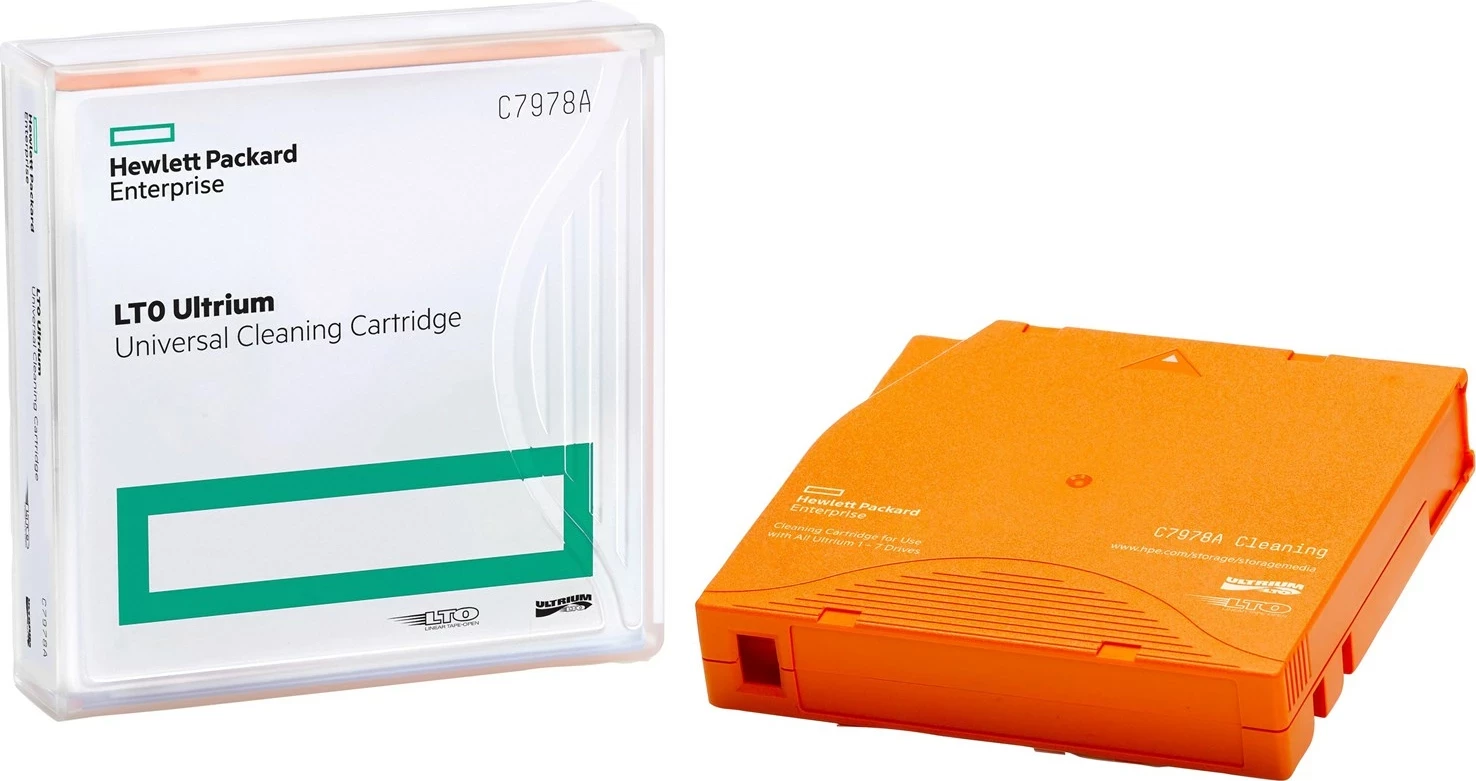 Kasetë pastrimi HPE Ultrium Universal, C7978A, portokalli
