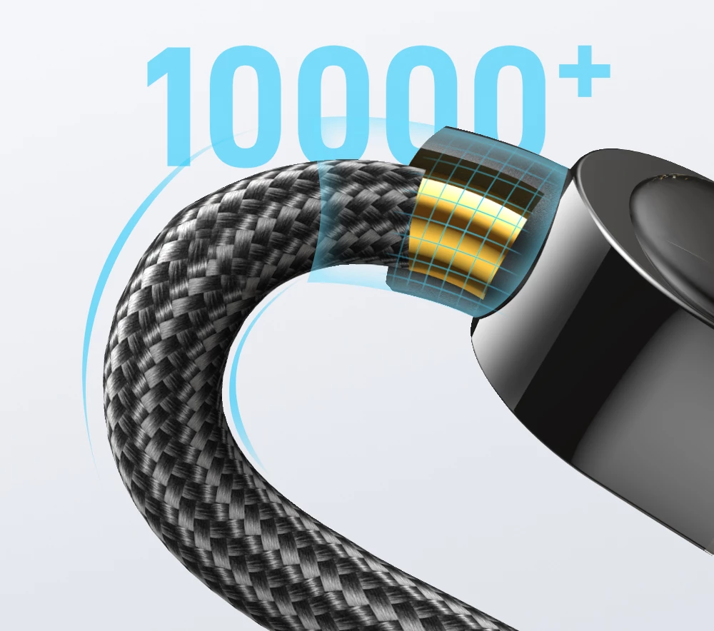 Kabllo USB-C/USB-C Joyroom A4 S-CC100A4 me ekran LED, 1.2m, 100W, e zezë