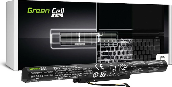 Bateri laptopi Green Cell PRO L14L4A01, 14.4V 2600mAh, për Lenovo Z51/Z51-70