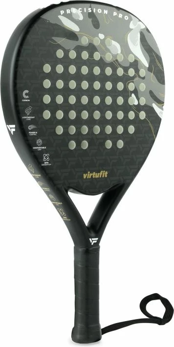 Raketë padeli Virtufit, unisex, e zezë