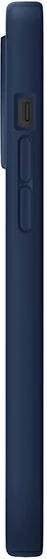 Mbështjellës UNIQ Lino për iPhone 13 Pro Max, silikon, blu