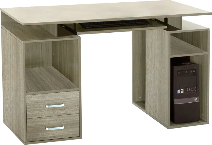 Tavolinë kompjuteri Liberion, ngjyrë druri natyral, 120x55x76cm