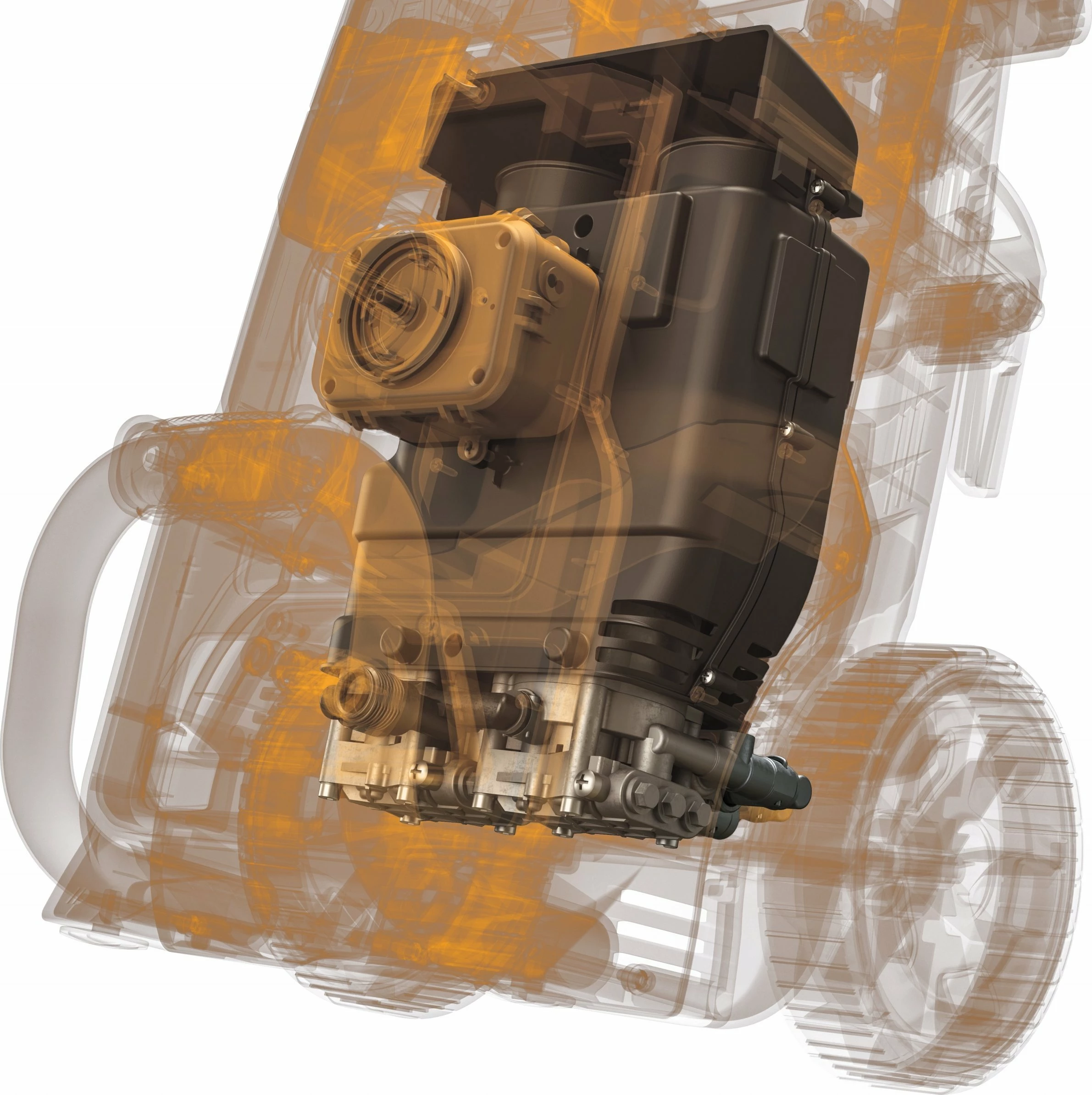 Pastrues me presion DeWalt DXPW001DTS 2800W 160 bar 810 l/h, zorrë 10 m, set me 2 turbo grykë, verdhë/zi