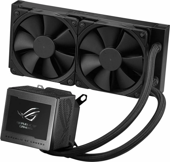 Ftohës uji AiO për CPU Asus ROG Ryujin III 240 (90RC00K0-M0UAY0), radiator 240 mm, 2x120 mm Noctua, i zi