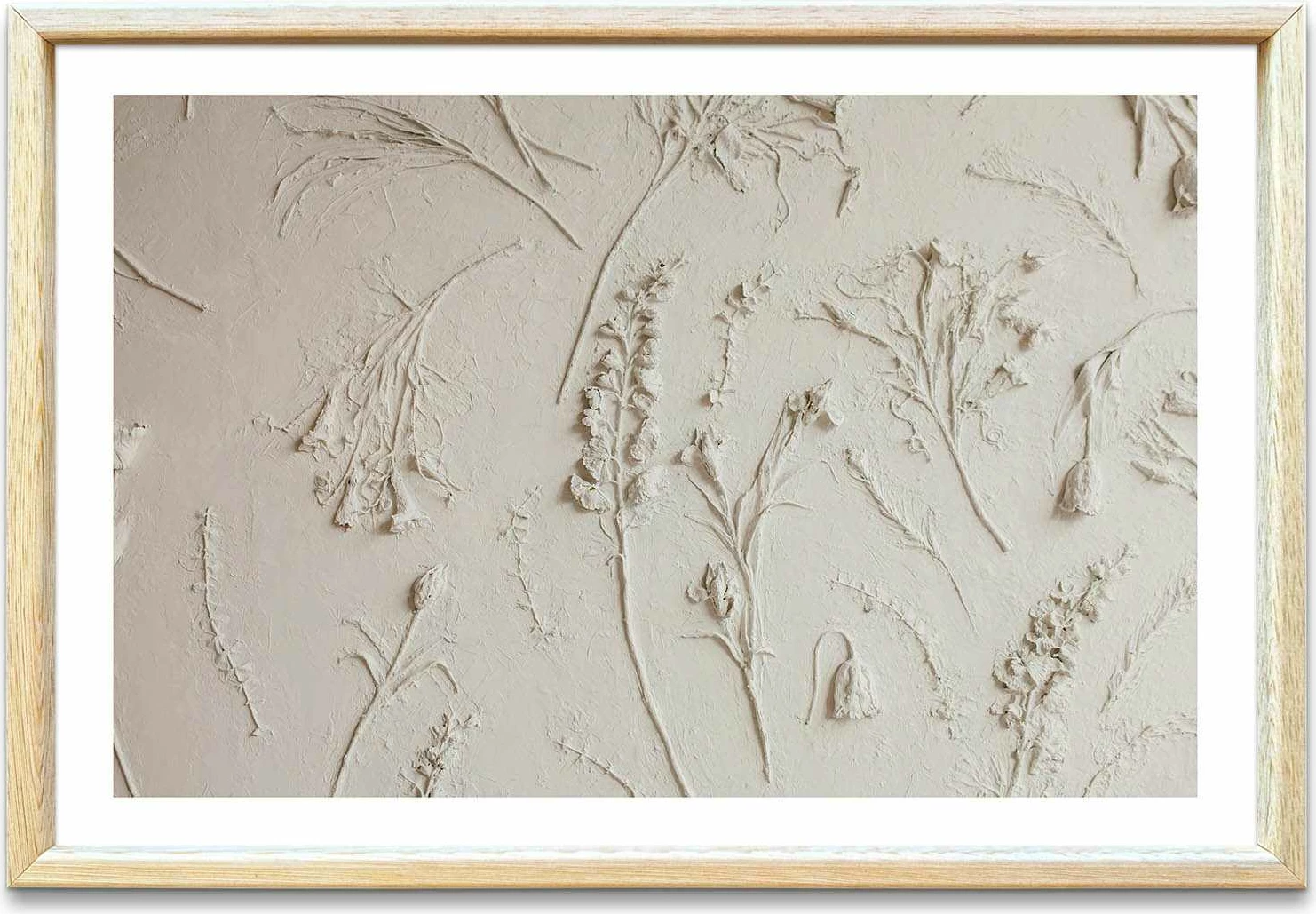 Pikturë dekorative me kornizë MDF, Wallity, Ahswabisabi-040, 62x92cm