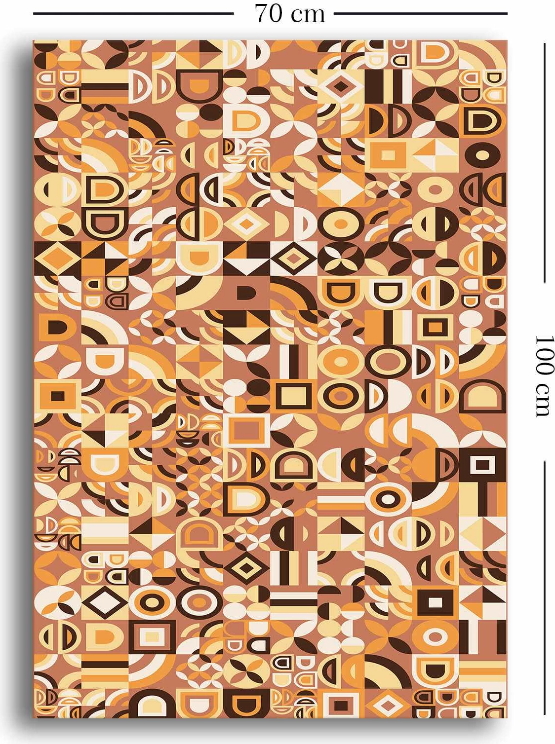 Pikturë dekorative në kanavacë, shumëngjyrëshe, Wallity, 70x100cm, 70100Wabisabi-013