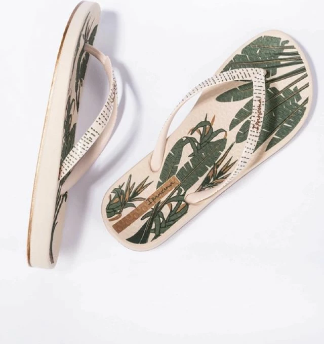 Flip-flopa për femra Ipanema, bezhë