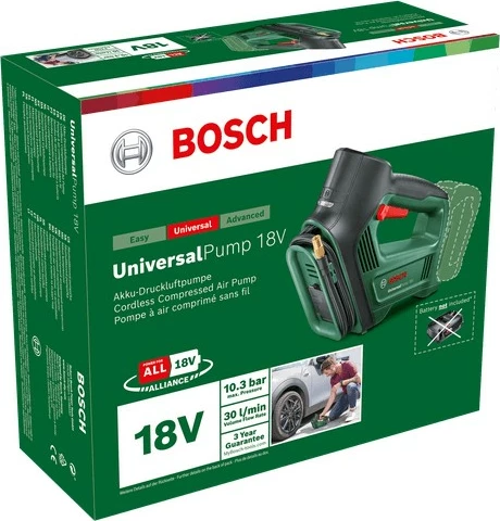 Pompe universale Bosch UniversalPump 18V, 10.3 bar, 30 l/min, Gjelbër
