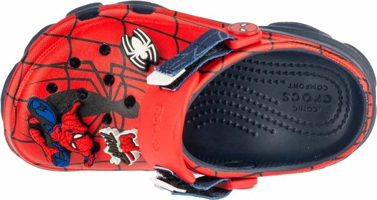 Flip-flops për fëmijë Crocs, të kuqe dhe blu