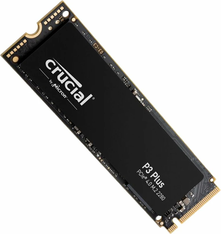 SSD M.2 NVMe Crucial P3 Plus 4TB PCIe Gen4 2280, e zezë