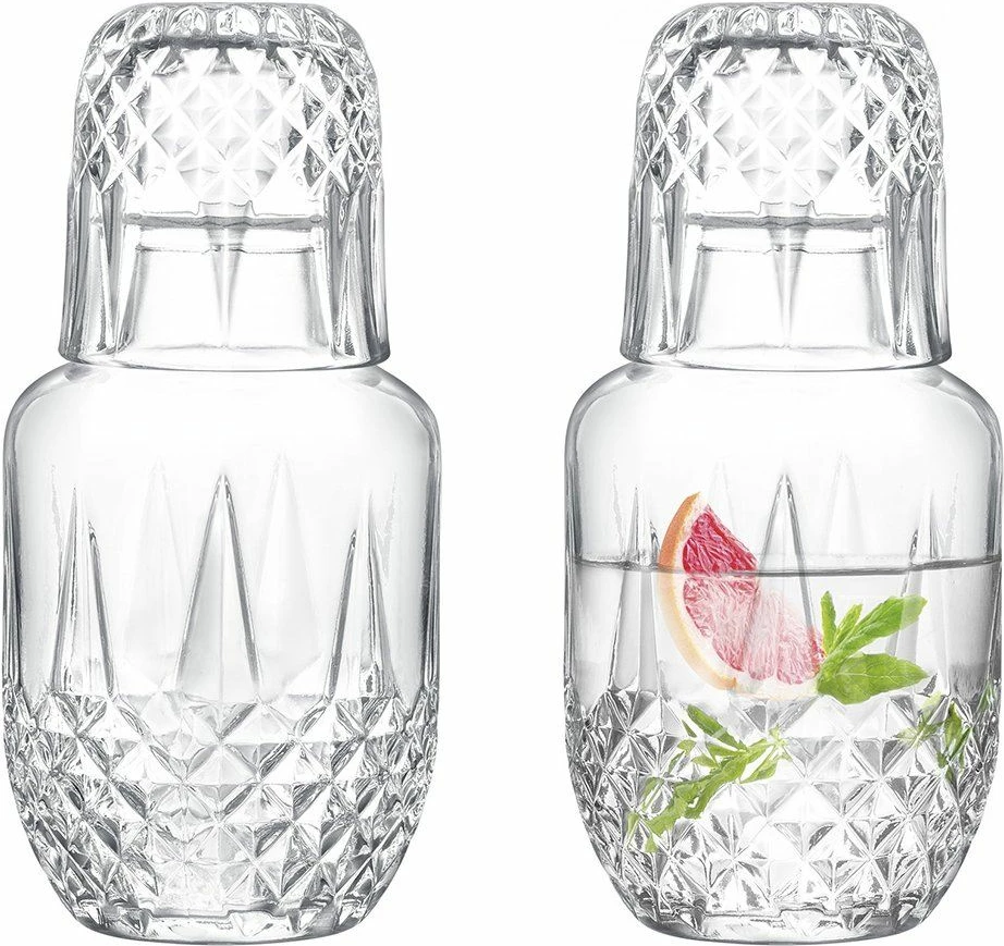 Shishe qelqi Hermia Concept, karafë uji, transparente