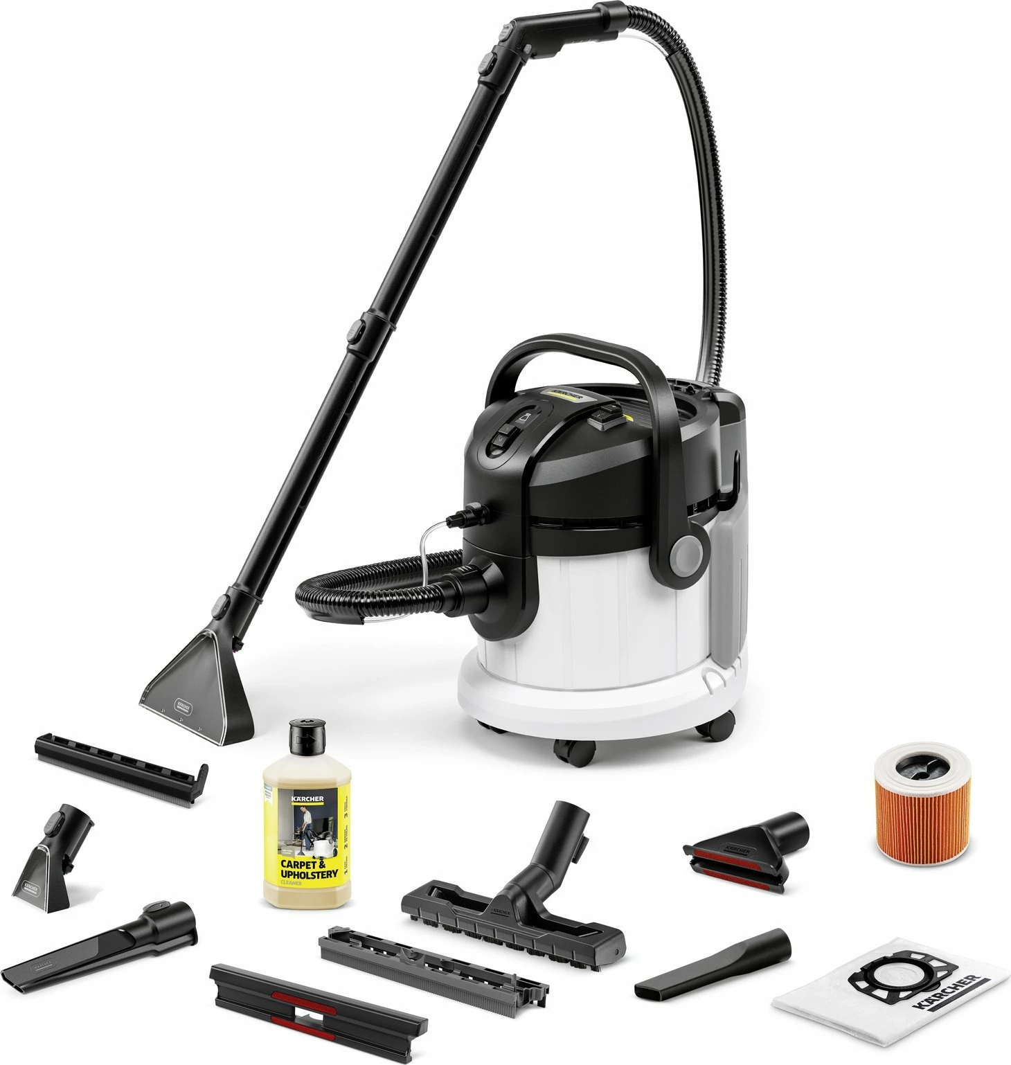 Aspirator larës Kärcher SE 4 Plus 1.081-170.0, 1000 W, 4 L, i bardhë