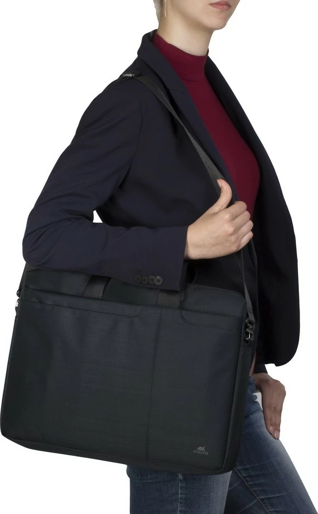 Çantë laptopi RIVACASE Biscayne Lady Bag 15.6 inch, e zezë