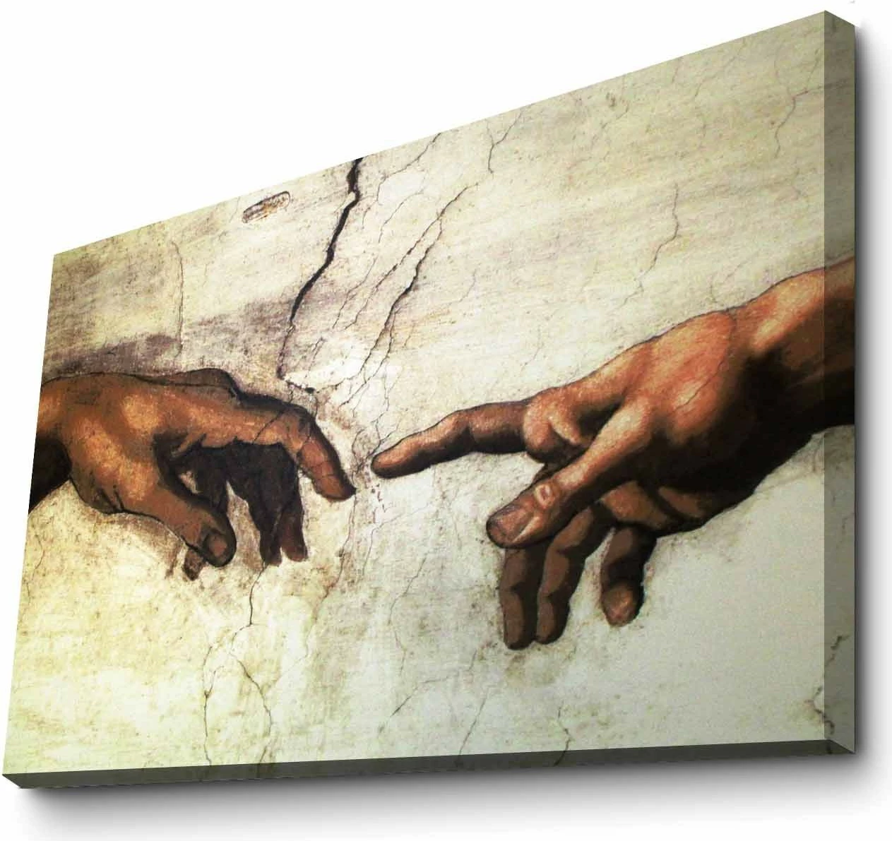 Pikturë dekorative në kanavacë, Michelangelo, shumëngjyrëshe, 70x100cm, kornizë druri