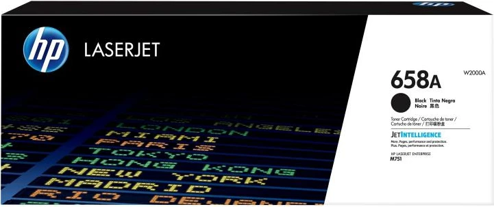 Toner HP 658A W2000A rendiment 5,500–8,800 faqe, i zi