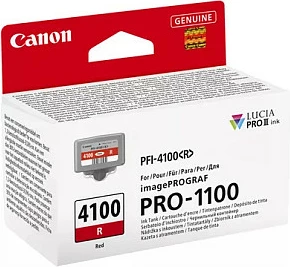 Kartrixh boje Canon LUCIA PRO II PFI-4100R, për ImagePROGRAF PRO-1100, 760 faqe, e kuqe