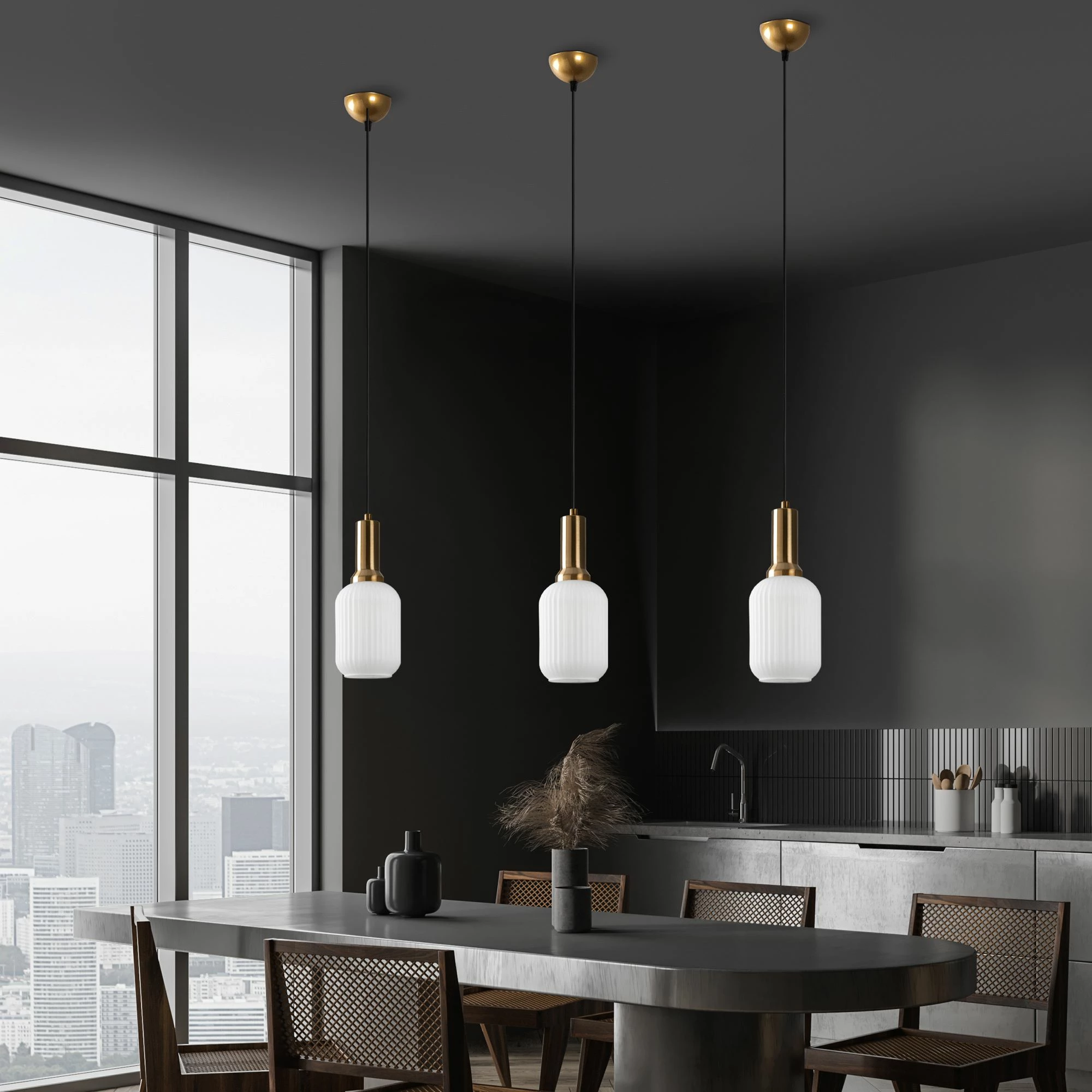 Llambë tavani Opviq, Asker - 15191, ngjyrë ari