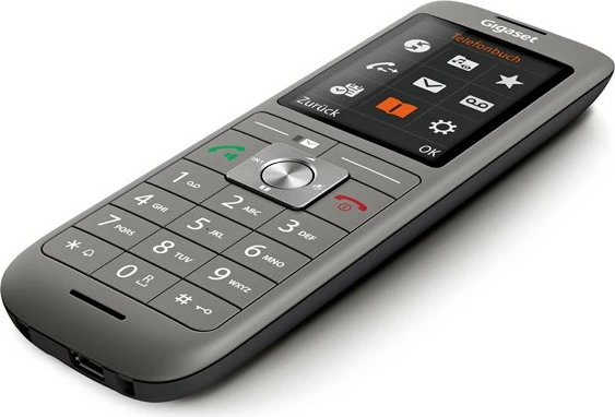 Telefon Gigaset CL660HX, Analog/DECT, Wireless, 400 kontakte, Anthracite, Black