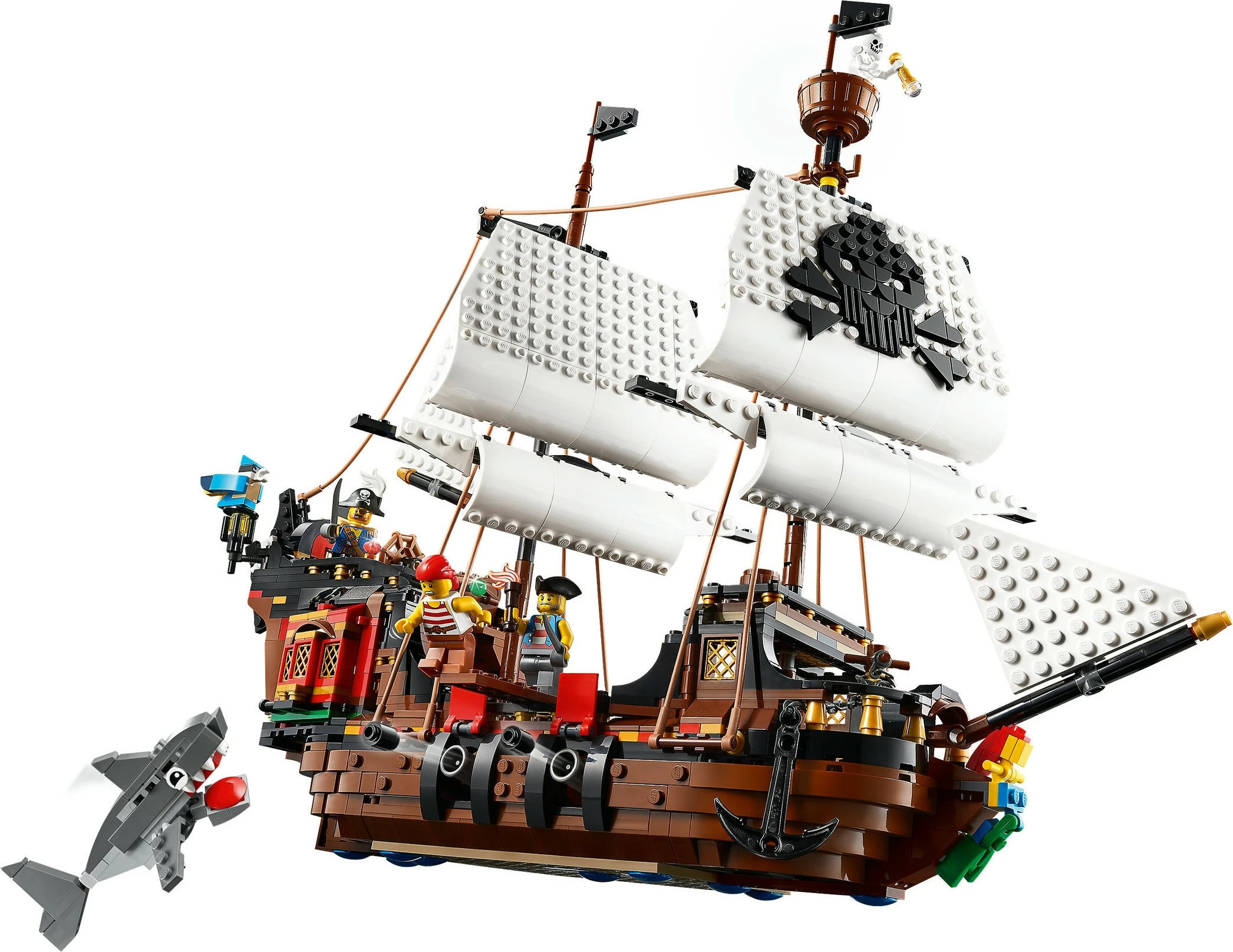 Set ndërtimi LEGO Creator 3in1 Anije Piratësh, 31109, 1264 pjesë, shumëngjyrësh