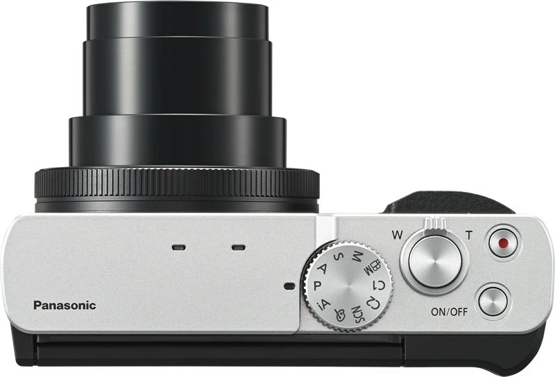 Aparat digjital Panasonic LUMIX TZ99, 20.3MP, 30x zoom optik, 4K, Wi-Fi, argjendtë