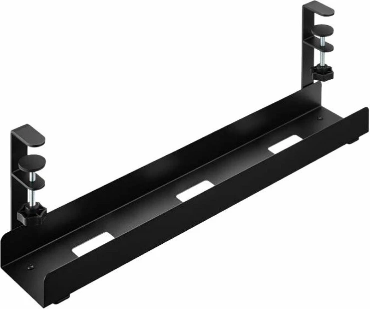 Mbajtëse kabllosh për nën tavolinë Icy Box IB-EWA101B-CM 695x130x65 mm, e zezë, 1 copë