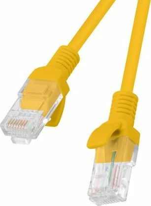 Kabllo rrjeti Lanberg Patchcord Cat6 1m U/UTP, portokalli