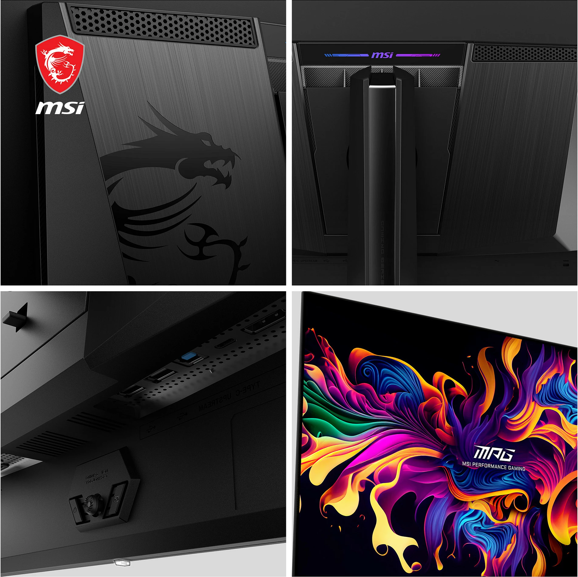 Monitor MSI MPG 321URXDE, 31.5", 4K UHD, QD-OLED, 240Hz, USB-C, i zi