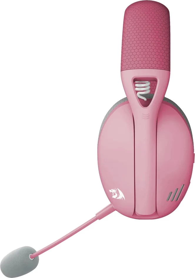 Kufje gaming wireless Redragon Ire Pro H848B 7.1 Surround, 2.4GHz/BT/3.5mm, rozë