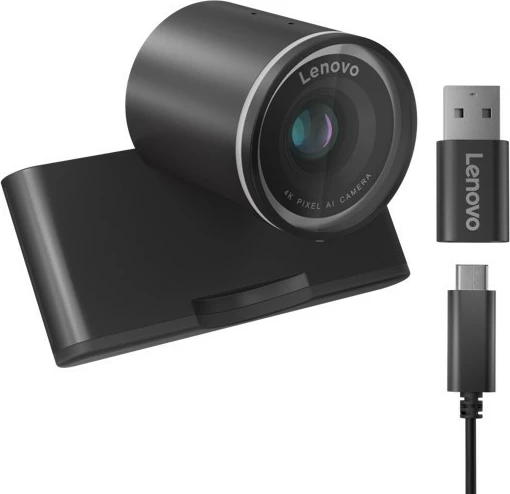 Webcam Lenovo 4K Pro 4XC1Q25246, Full HD 1080p, mikrofon i integruar, e zezë