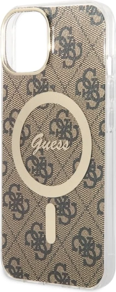 Mbështjellës Guess 4G MagSafe për iPhone 14, kafe
