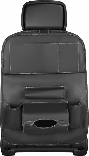 Organizues ulëse makine Hurtel, eko-lëkurë, me tavolinë të palosshme, i zi